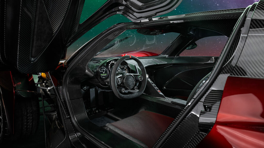 Zenvo Aurora Hypercar makes massive use of carbon fiber